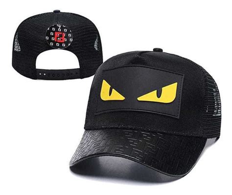 gorra fendi ojos amarillos|Sombreros y gorras de FENDI para hombre .